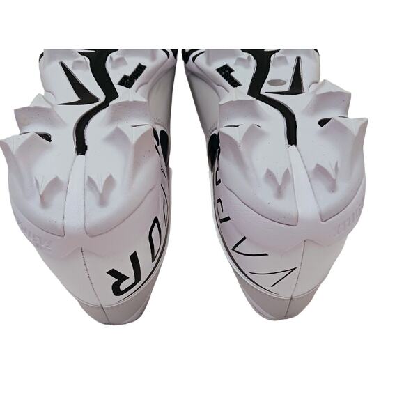 Nike‎ FASTFLEX VAPOR Size 11 Pro Football Cleats White w SILVER Laced DQ5114-100 main image 4
